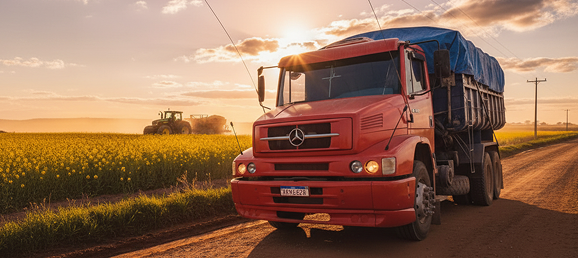 Transporte de calcário